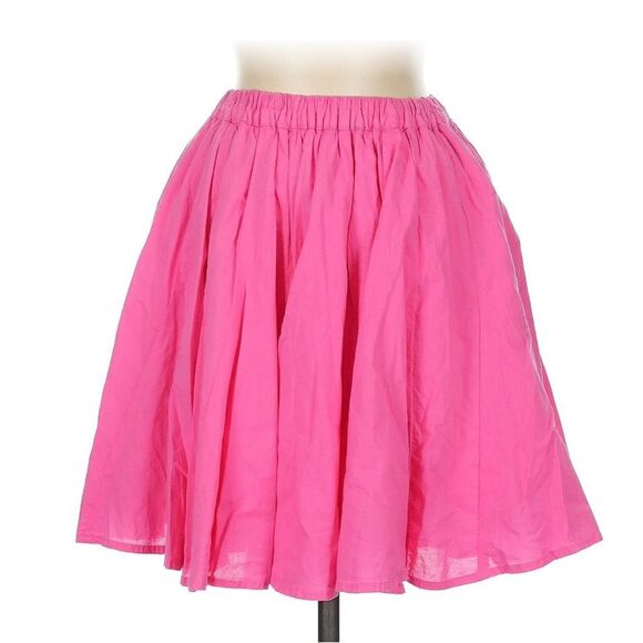 NEW Xirena Cassidy Mini Circle Skirt pockets 100% Cotton Lined Pink Size XS - Picture 1 of 9